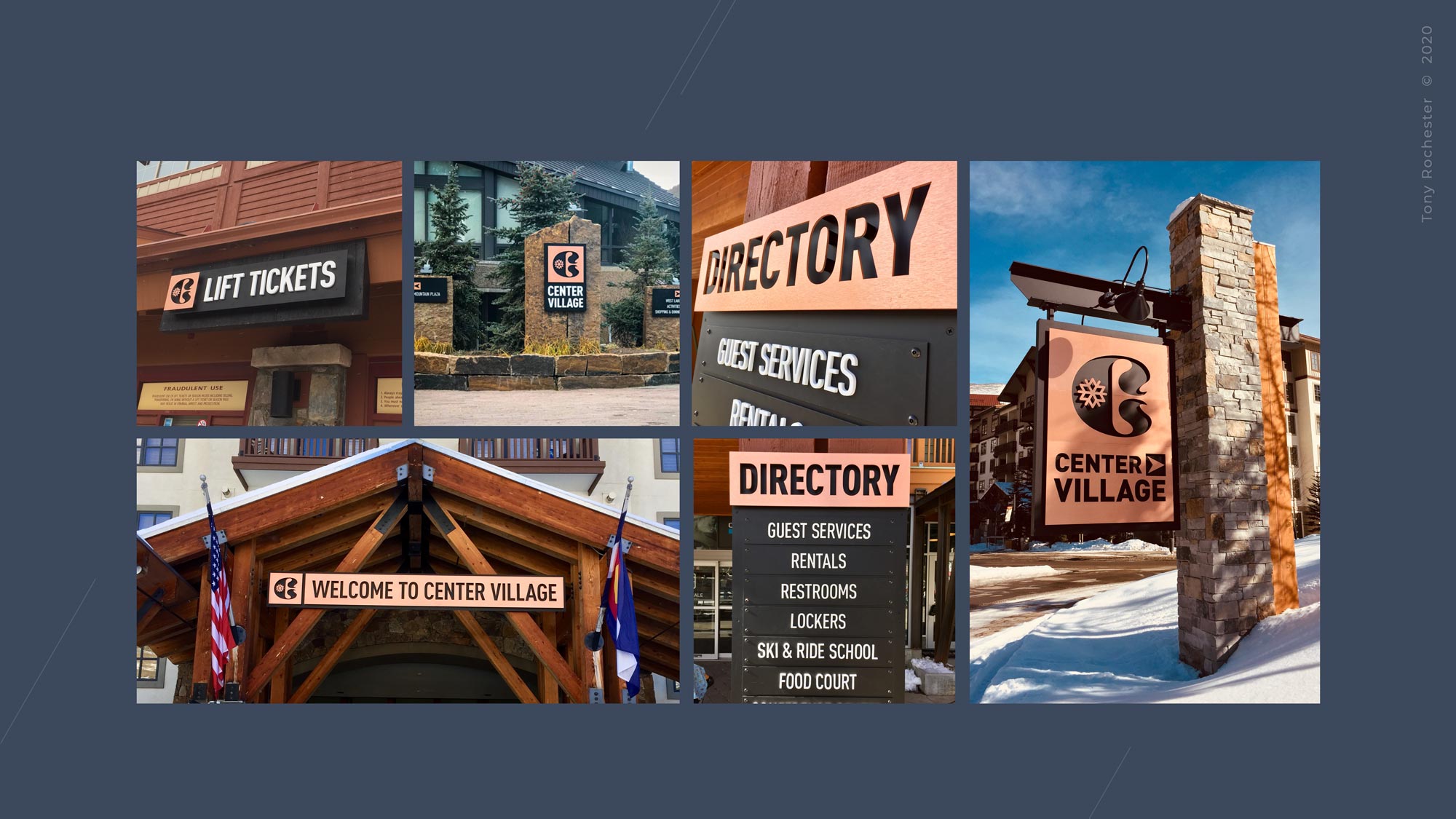Copper Mountain environmental signage system